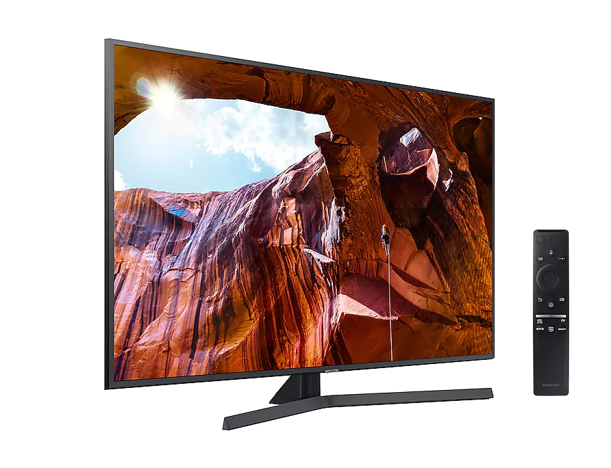 Samsung 4K UHD 2019 RU7405 - Smart TV, Ultra Dimming, HDR (HDR10+), Procesador 4K, One Remote Control, Apple TV y compatible con Alexa​
