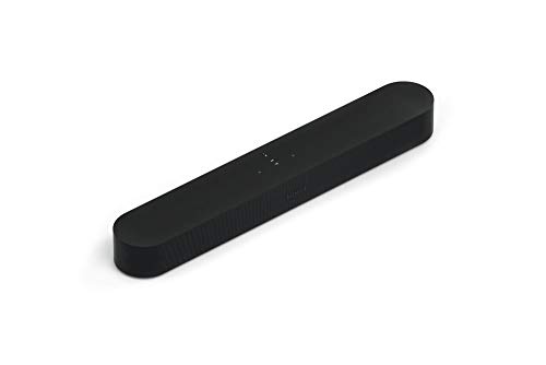 Sonos | Beam Barra de sonido TV y música, multiroom, imput HDMI ARC, control app Sonos, altavoz compatible iOS AirPlay2, Google y Amazon Alexa, Negro