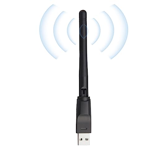 Antena Wi-FI - Tarjeta de red inalámbrica de 2,4 GHz/5,8 GHz 5 dBi | Señal estable, accesorio universal desmontable de doble banda para portátil Loboy