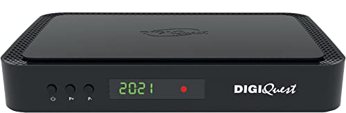Digiquest Decodificador Tivùsat Q90 On Demand 4K, sintonizador Doble, DVB-T2, DVB-S2, Grabadora de vídeo PVR, Negro, Incluye Tarjeta Tivusat 4K