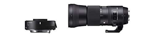 SIGMA ZB954 - Objetivo SIGMA 150-600mm F5-6.3 Contemporary +TELE CONVER.TC-1401 para Canon, color negro