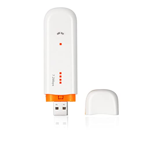 Yunir Dongle USB inalámbrico, Tarjeta de Red 3G 7.2Mbps USB Dongle UMTS: B1, inserte la Tarjeta SIM para Usar, NO es Compatible con WiFi