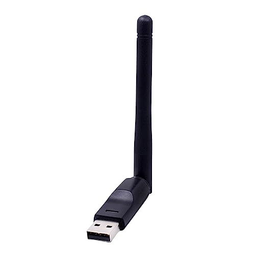 HESHS Adaptador WiFi para PC de Escritorio,Tarjeta de Red 2.4Ghz/5.8Ghz 433Mbps/150Mbps 5dBi - Accesorio Universal Desmontable con señal Estable para computadora portátil