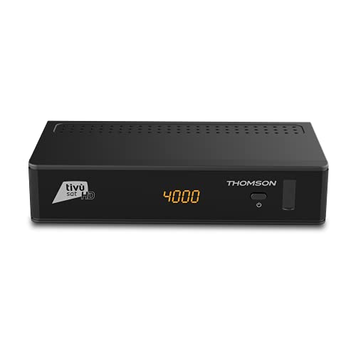 Thomson THS807 - Receptor satelital tivùsat HD. Toda la televisión que quieras gratis en tu televisor gracias a Tivùsat. Con tarjeta Tivusat HD integrada