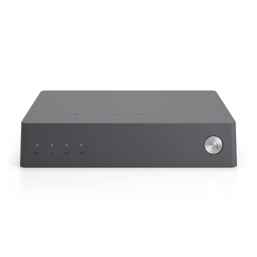 Audio Pro Adaptador de Streaming Inalámbrico HiFi Multiroom - Aparato Reproductor Compatible con AirPlay2, Google Cast, Spotify Connect por Aplicación - Conexión WiFi y Bluetooth Link2 - Negro