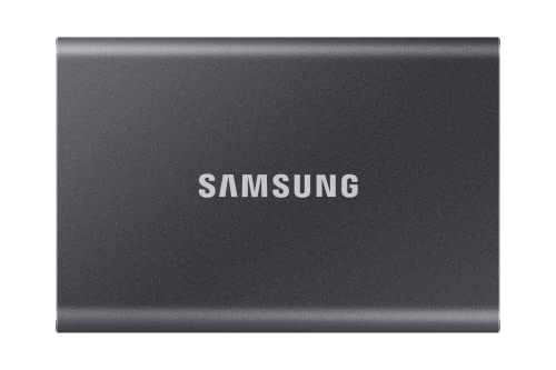 Samsung Portable SSD T7 (MU-PC1T0T/WW) 1 TB USB 3.2 Gen.2 1050 MB/s Lectura 1000 MB/s Escritura Disco duro externo para Mac, PC, smartphone y consolas de juegos, gris