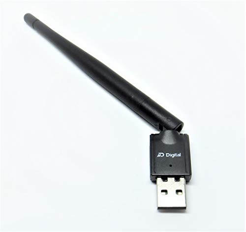 DM-Digital Adaptador USB-WiFi, 2dB Antena WiFi MT7601 (MediaTek)