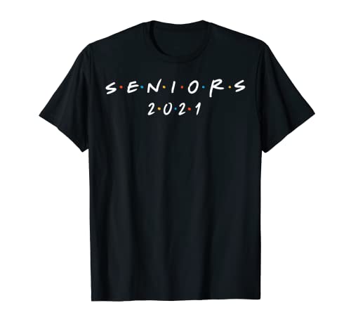 Clase de 2020 Senior 90s estilo de TV oscuro retro para graduados Camiseta