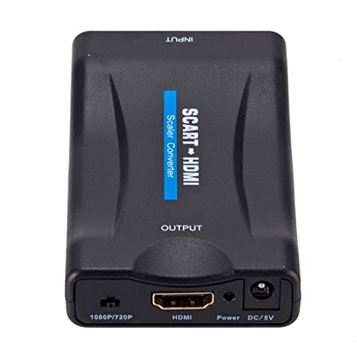 Hbao 1080P SCART A HDMI Video Audio Adaptador Convertidor De Lujo para HD TV DVD para Sky Box STB DC Cable