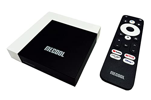 MECOOL KM7 Plus Netflix Google Certified Android 11.0 TV Box Amlogic S905Y4 AV1 Ultra 4K HDR 2GB RAM 16GB ROM Support 2.4G/5.0G WiFi BT 5.0 with Google Assistant