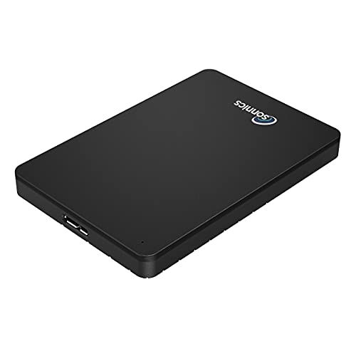 Sonnics 320GB USB 3.0 Externos Portátil Duros Discos por Ventanas PC, Mac, Smart TV, Xbox One & PS4, Negro