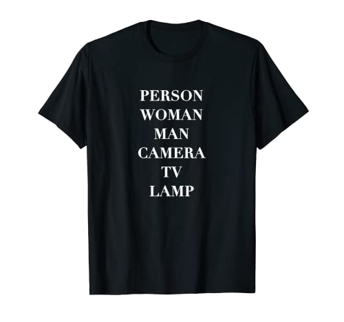 Persona Mujer Hombre Cámara TV Lámpara Novedad 2020 Palabras Camiseta