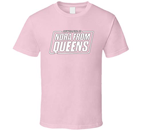 Awkwafina is Nora from Queens 2020 Top Tv Show - Camiseta de manga corta, color rosa claro Negro Negro ( M