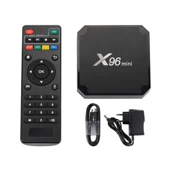 X96 Mini Box Android TV 2GB 16GB Reproductor Multimedia de difusión Multimedia de (Android 9.0) con Mando a Distancia y Cable HDMI, Reproductor Multimedia Caja TV 4K chromecast