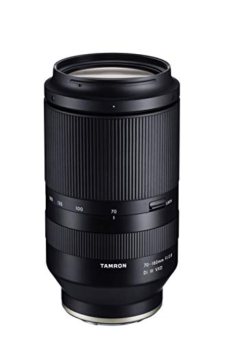 Tamron 70-180mm F/2.8 Di III VXD A056SF - Teleobjetivo zoom de gran apertura para cámaras Sony E de marco completo sin espejo