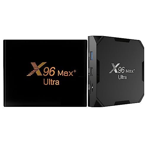 X96 Max Plus Ultra TV Box Android 11 Amlogic S905X4 4GB 64GB Soporte AV1 8K Dual WiFi BT (4GB 64GB)