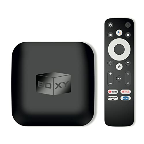 BOXY Android TV 11 Box | Reproductor Multimedia | Dune HD Media Center | Chromecast | Netflix in 4K Dolby Vision & Atmos | VP9 profile2, MKV/ISO DV P7 FEL AFR, HDR10+, DTS, USB 3.0, Wi-FI, Bluetooth 5