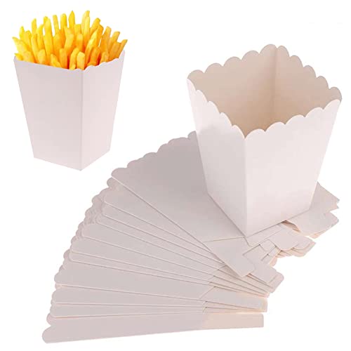 TTBDDM 50 Piezas Cajas Dulces para Películas, Bolsas Palomitas Maíz, Papel Contenedor Dulces, Cartón Bolsas Palomitas, Mini Caja Palomitas, para Colocar Palomitas y Snacks en Cines y Fiestas