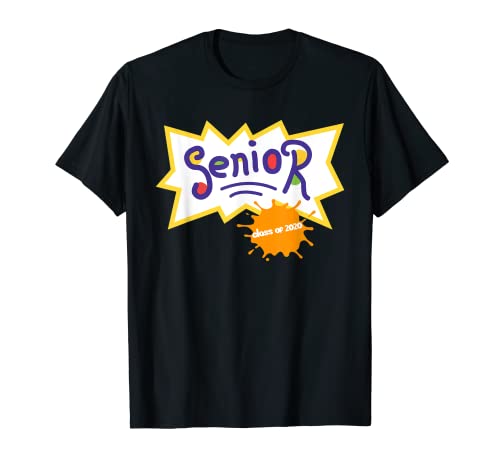 Clase de 2020 Senior 90s Style TV Graduaciones Gráfico Camiseta