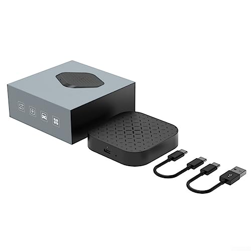 DAZZLEEX Adaptador de coche inalámbrico para un auto y CarPlay, inalámbrico CarPlay AN Auto TV Box AN 11.0 CarPlay Ai Box incorporado 2G+16G