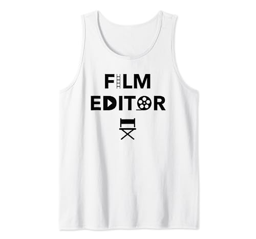 Editor de películas Edición de vídeo de película Camiseta sin Mangas