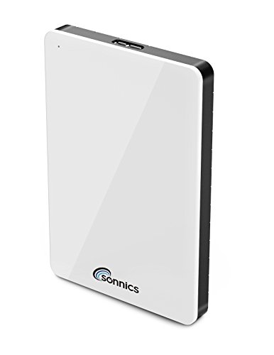Sonnics 320GB USB 3.0 Externos Portátil Duros Discos por Ventanas PC, Apple Mac, Smart TV, Xbox One & PS4, Blanco