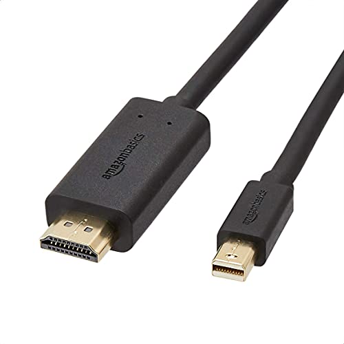 Amazon Basics - Cable adaptador Mini DisplayPort a HDMI (4,6 m)