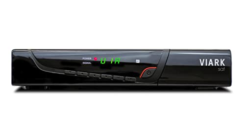 Viark Sat - Receptor Satélite Digital Full HD DVB-S2 Multistream H.265/HEVC, con LAN, Antena WiFi USB y Lector de Tarjetas CA