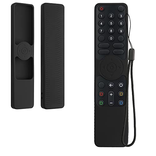 kwmobile Carcasa de Silicona Compatible con Xiaomi Smart TV 4S 4A XMRM010 Funda Mando a Distancia - Funda de Silicona Control Remoto - Negro