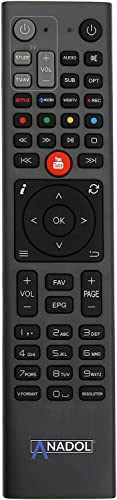 Anadol Mando a distancia original IP8, mando a distancia por infrarrojos, control remoto, 2 en 1, para TV Anadol IP8 4K UHD Smart TV Box