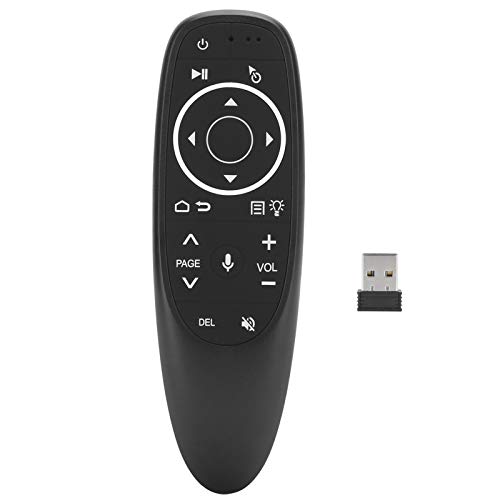 Sxhlseller Air Fly Mouse, Smart Voice Remote Control, 2.4G Wireless Game Handle con Detección de Movimiento, IR Learning, para Computadora Portátil, Smart TV, Android TV Box, Plug and Play