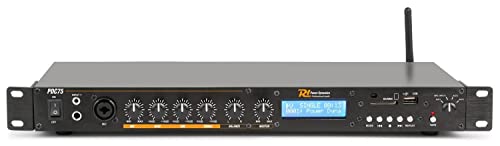 Reproductor Multimedia en una Unidad de Rack con Reproductor Integrado de MP3 Que Lee ficheros Directamente Desde USB y SD. Ademas el PDC75 Incluye Receptor BT para Hacer Streaming de tu Musica