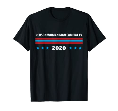 Persona Mujer Hombre Cámara TV 2020 Elección Campaña Regalo Camiseta