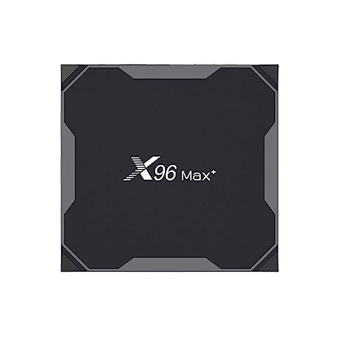 Android TV Box 9.0 X96 Max Plus Smart TV Box 4GB 32GB Amlogic S905X3 Quad Core Media Box Soporte 4K/3D/2.4 & 5G WiFi/BT 4.0/HDMI 3.0 LAN Smart Media Player con mando a distancia (4GB 32GB)