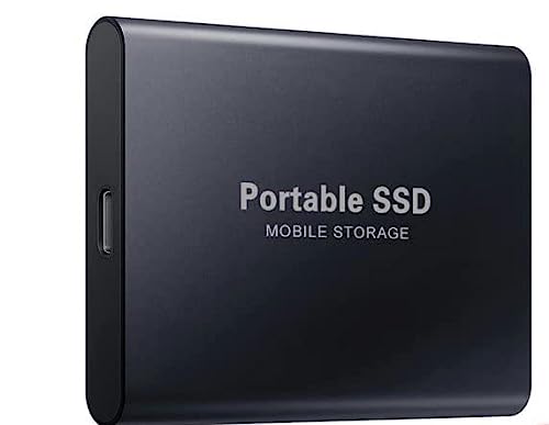 DISFRUTA VIDA disfrutavida.com Unidad de Estado sólido portátil para Ordenador portátil, Disco Duro móvil SSD de Alta Velocidad Almacenamiento Externo (128 TB)