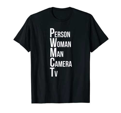 Persona Mujer Hombre Cámara TV | 2020 Cotización de Elección Camiseta