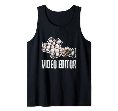 Editor de vídeo, Editor de películas, Cortador de vídeo, Edición de vídeo divertida Camiseta sin Mangas