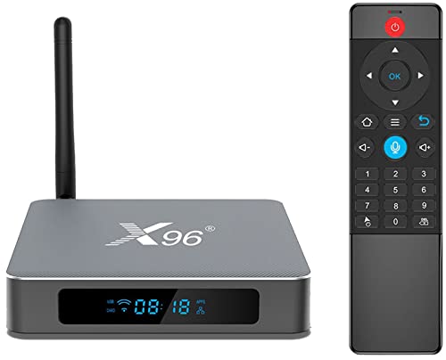 D&LE Android 9.0 TV Box, Smart Android Box 4GB RAM 32GB ROM with S922X Quad Core Arm Cortex-A73 and Dual Core Arm Cortex-A53 CPU, 2.4G/5.0G WiFi 1000M Ethernet, Support H.265/3D/8K Ultra HD/BT 4.0