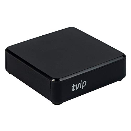 TVIP S-Box v.610 IPTV 4K HEVC UHD Android 8.0 Linux Multimedia Stalker, Negro