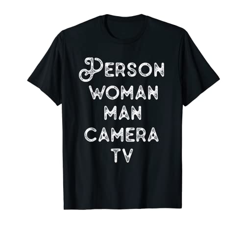 Persona hombre mujer cámara tv - voto inteligente 2020 Camiseta