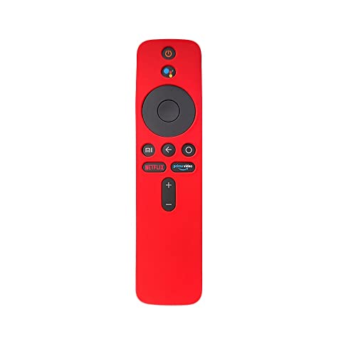 Funda protectora de silicona para Xiaomi Mi TV Box S - Mando a distancia, funda protectora para mando (rojo)