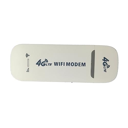 eexuujkl Universal WiFi Dongles portátil 4G LTE B1/B3/B5 adaptador de red de banda ancha módem Stick Hotel Router 150Mbps externo, 4G/Blanco