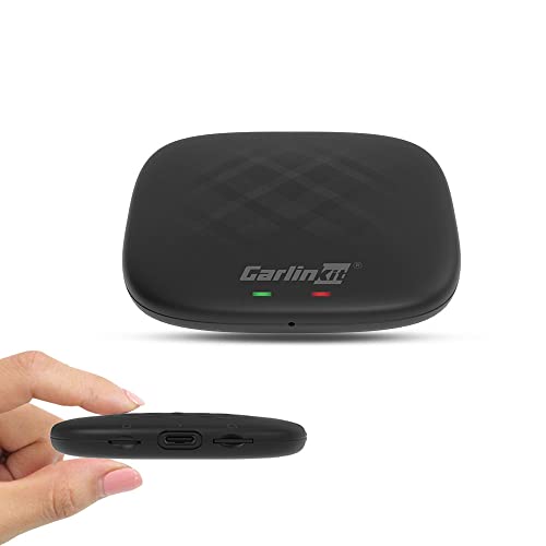 Carlinkit CarPlay AI Box-V3 para CarPlay inalámbrico/Android Auto inalámbrico, convertir CarPlay con Cable a Sistema Android 9, Compatible con Google Play/Youtube/Netflix, etc.
