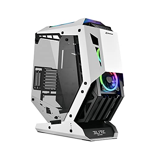 Sharkoon Elite Shark CA700 - Caja de Ordenador, PC Gaming, Torre E-ATX, Blanco