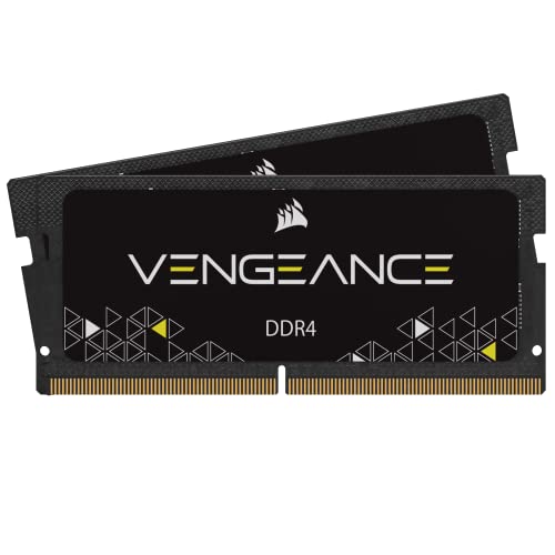 Corsair Vengeance SODIMM 32GB (2x16GB) DDR4 3200MHz C22 Memoria para Portátiles/Notebooks - Negro