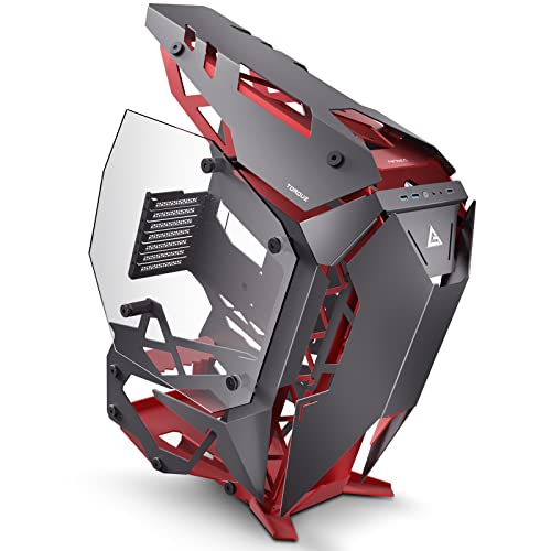 Antec Torque Computer Case Midi-Tower - Caja de Ordenador (PC, Aluminio, Negro, Rojo, ATX,EATX,ITX,Micro ATX, Juego)