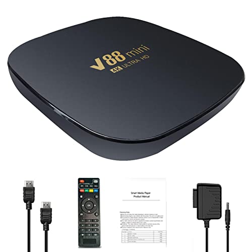 Caja de TV 4k,Mini versión mejorada Smart Box HD - Compatible con reproductor multimedia de transmisión inteligente 4K HD o entretenimiento en