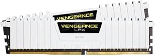 Corsair Vengeance LPX 16GB (2x8GB) DDR4 hasta 3200MHz (PC4-25600) C16 - Módulos de Memoria de Alto Rendimiento, Blancas