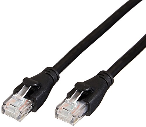Amazon Basics - Cable de red Ethernet de Cat-6 RJ45, 1,5 m, 10 unidades, Negro