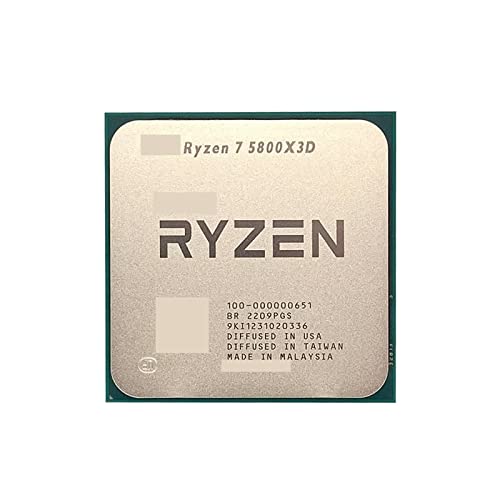 CPU Ryzen 7 5800X3D R7 5800X3D 3,4 GHz Procesador de 8 núcleos CPU 16 Hilos 7NM L3 = 96M 100-000000651 Soket AM4 Sensible y poderoso